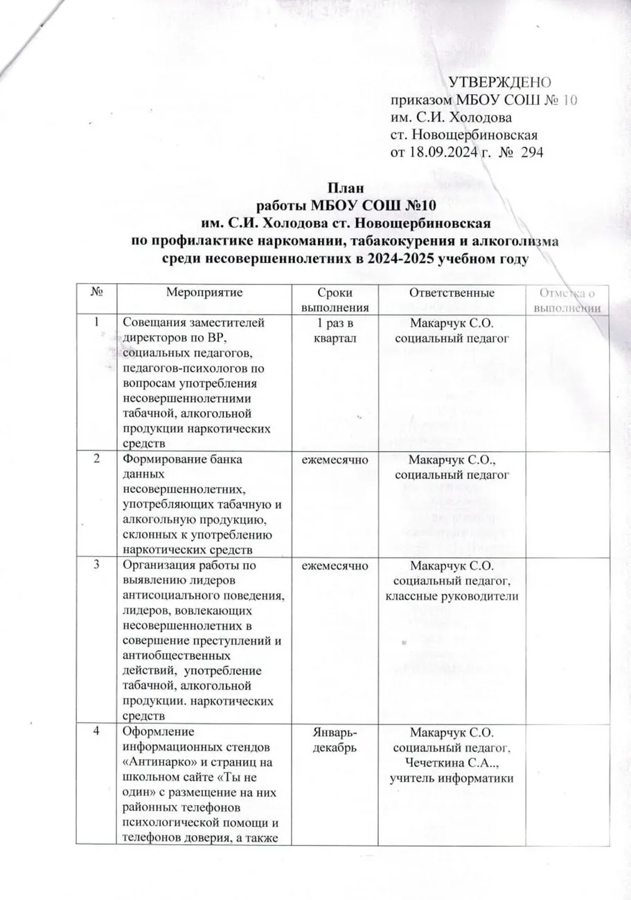 антинарко 4